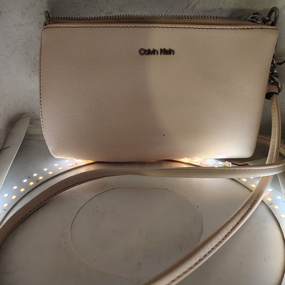 Calvin Klein Beige Crossbody Bag